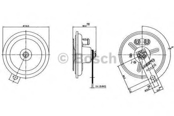 BOSCH 0 320 146 103 Air Horn